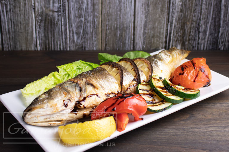 Branzino with Vegetables or Rice