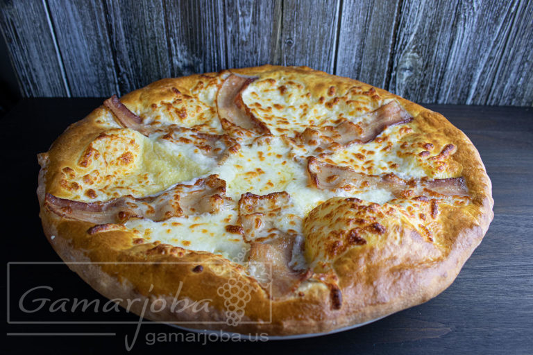 Khachapuri with Bacon