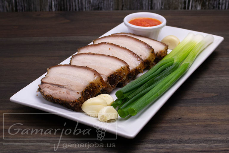 Home made Smoked Pork belly