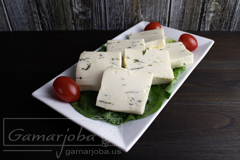 Cheese Sulguni with Taragon
