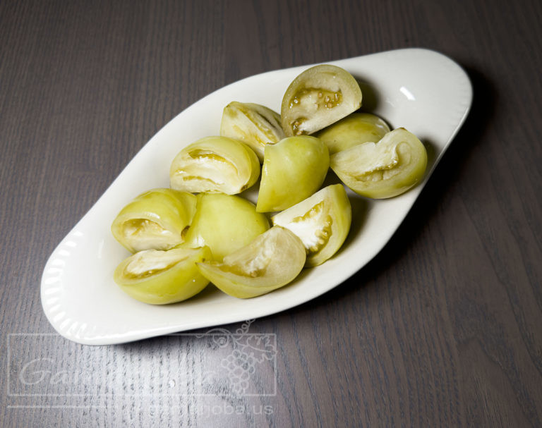 Pickled green Tomato